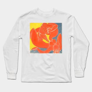 Nymphe et Faune Rouge, 1939 Long Sleeve T-Shirt